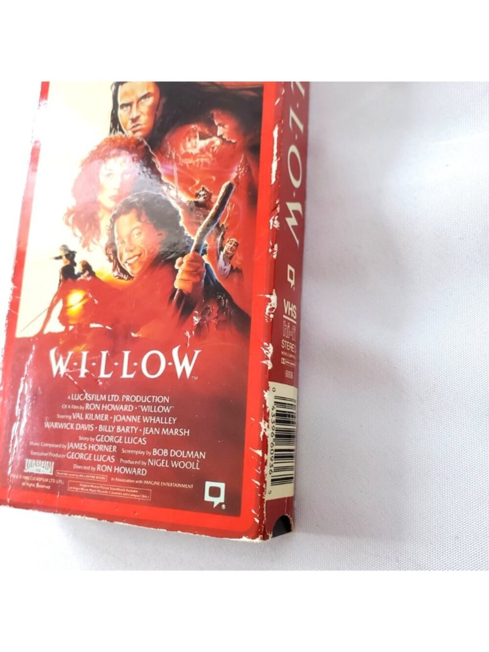VGT Willow VHS Tape 1988 Val Kilmer, George Lucas and Ron Howard #4 - Picture 2 of 8